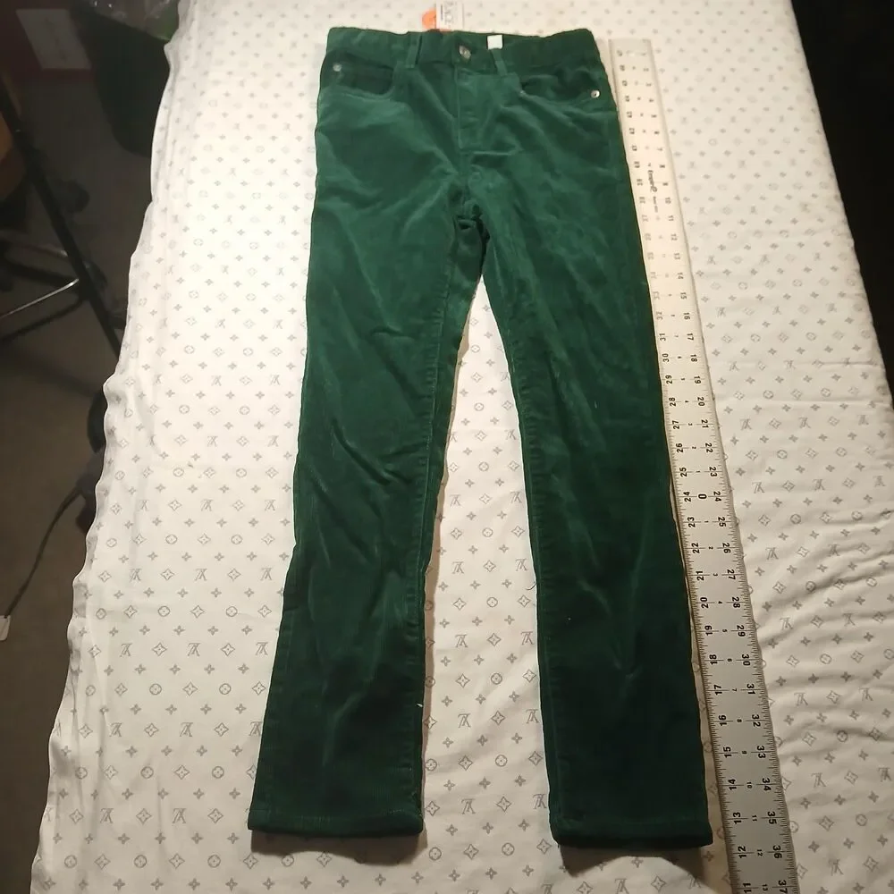 Place Kids Green Stretch Corduroy Size 10 NWT